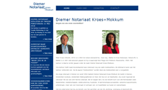 Desktop Screenshot of diemernotariaat.nl